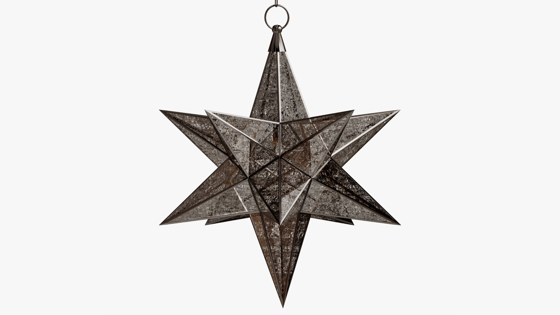  CHANDELIER BLACK STAR 3D model_6