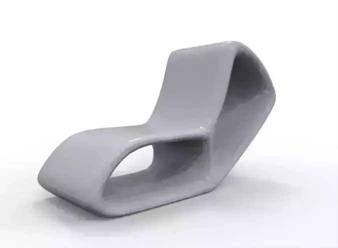 Modern Chair 02 Low-poly 3D model