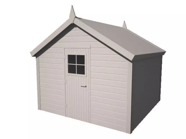 Garden Sheds 3D model_0