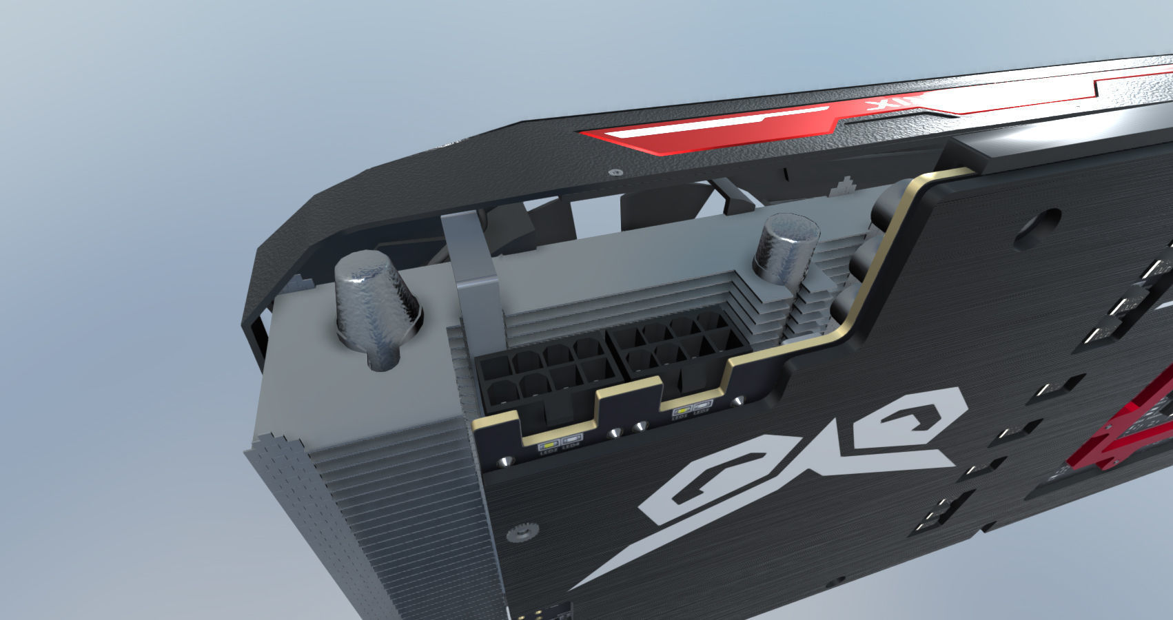 Computer Assembly 2017 game Low-poly 3D model_50