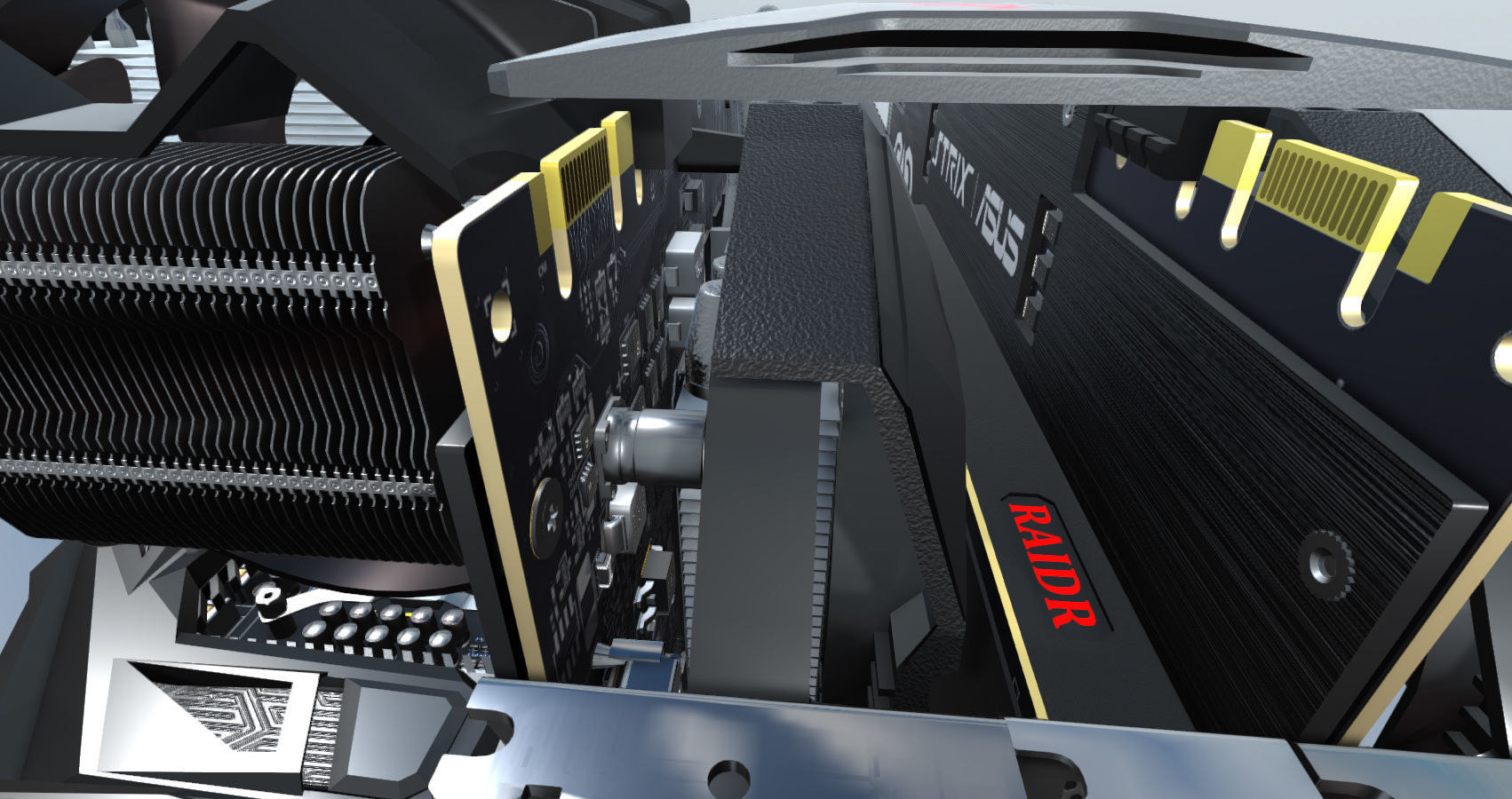 Computer Assembly 2017 game Low-poly 3D model_28