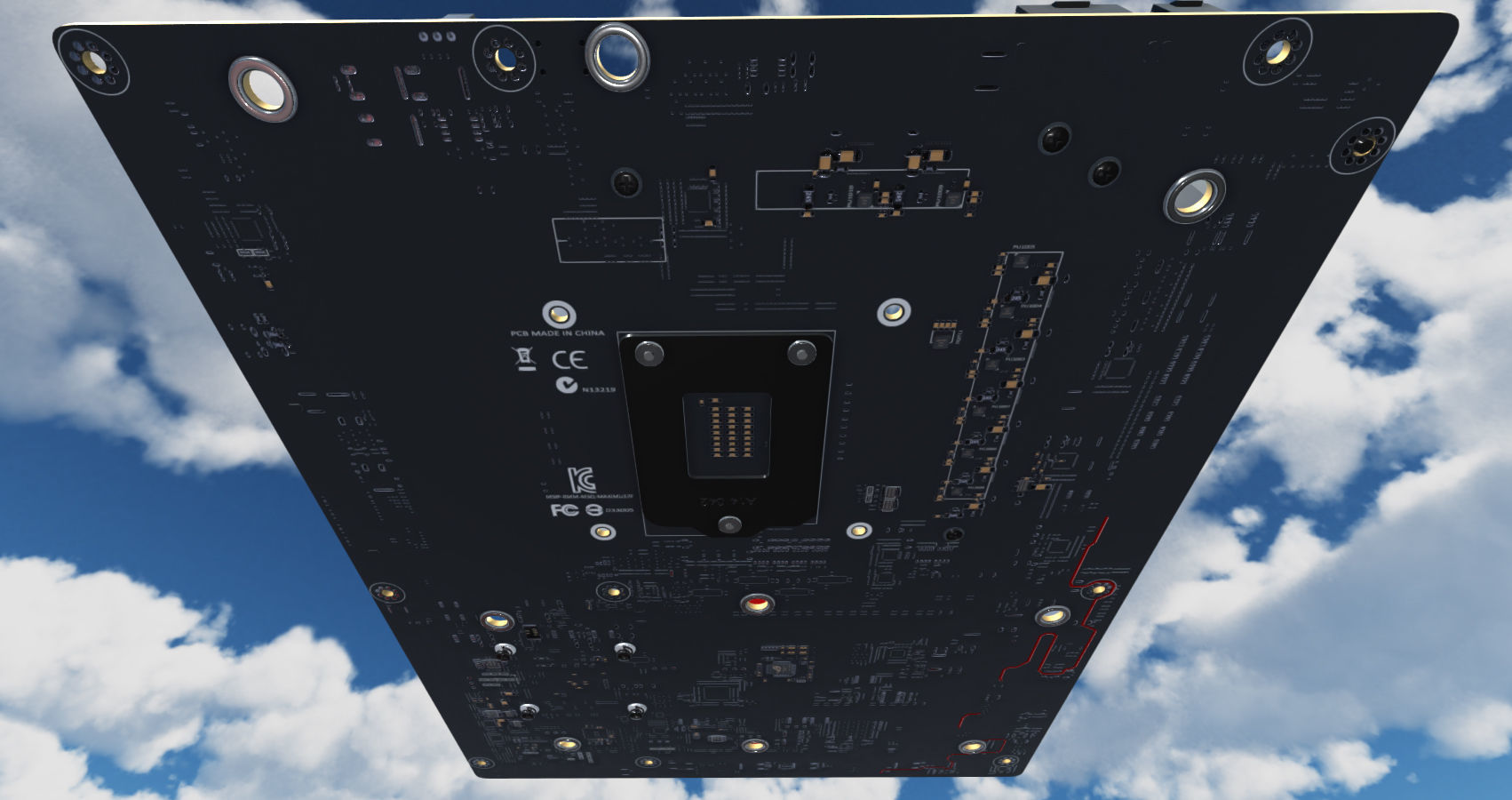 Computer Assembly 2017 game Low-poly 3D model_10