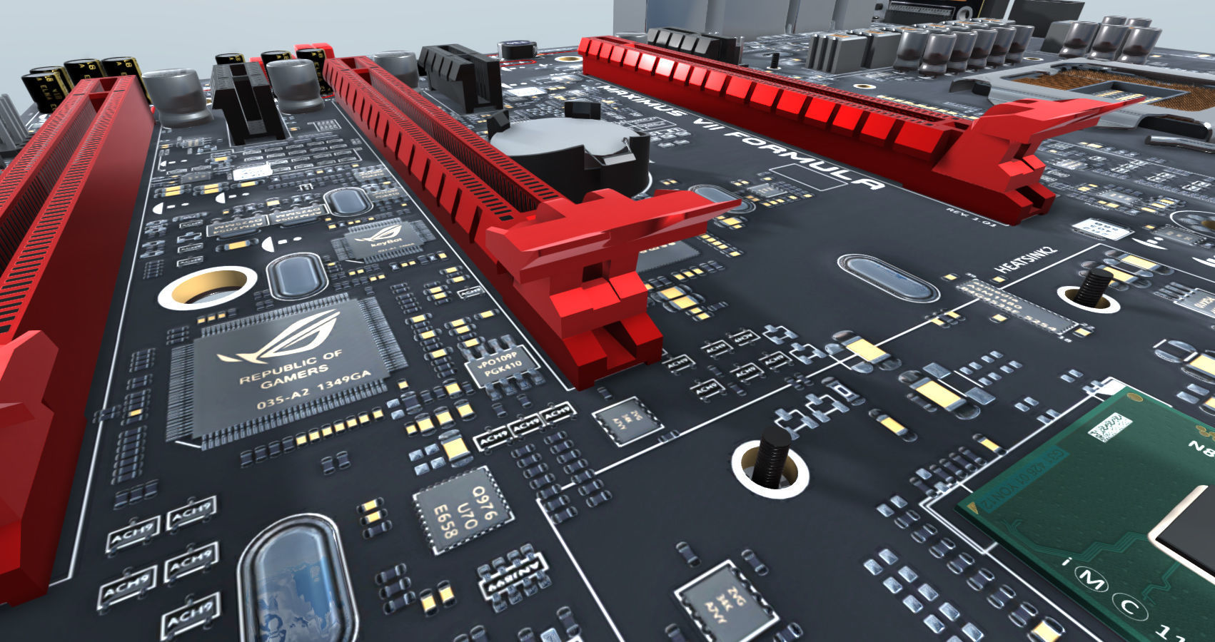 Computer Assembly 2017 game Low-poly 3D model_13