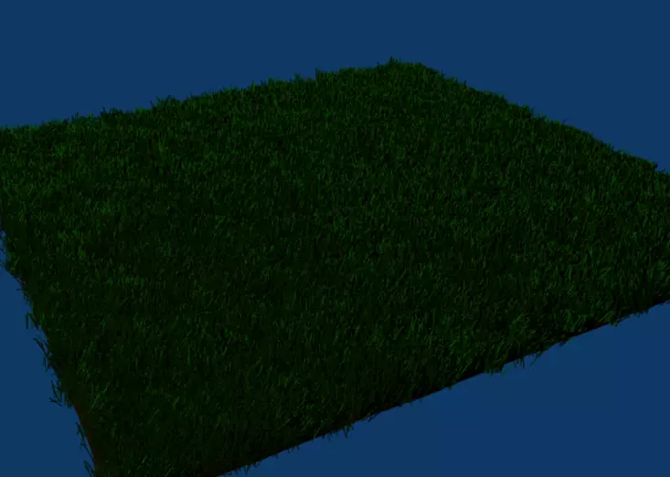 High Quality Grass Low-poly 3D model_0