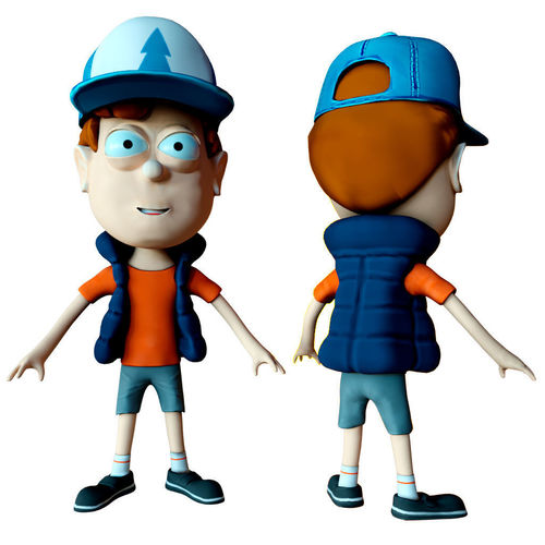 Dipper Low-poly 3D model