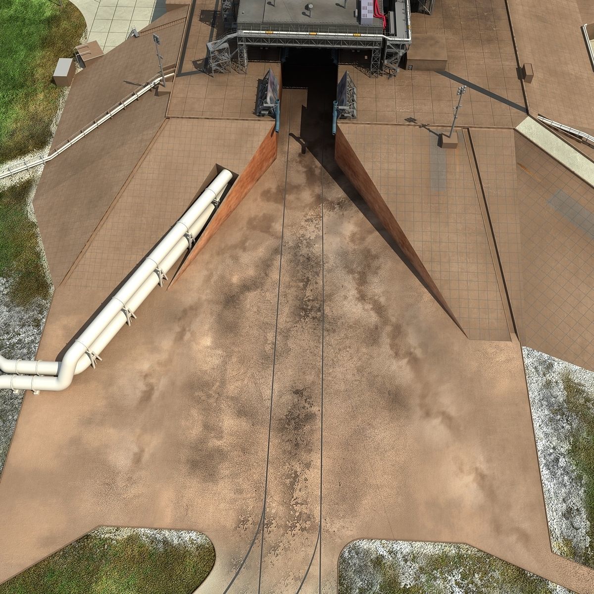 Animated KSC Launch Complex 39-A 3D model_24