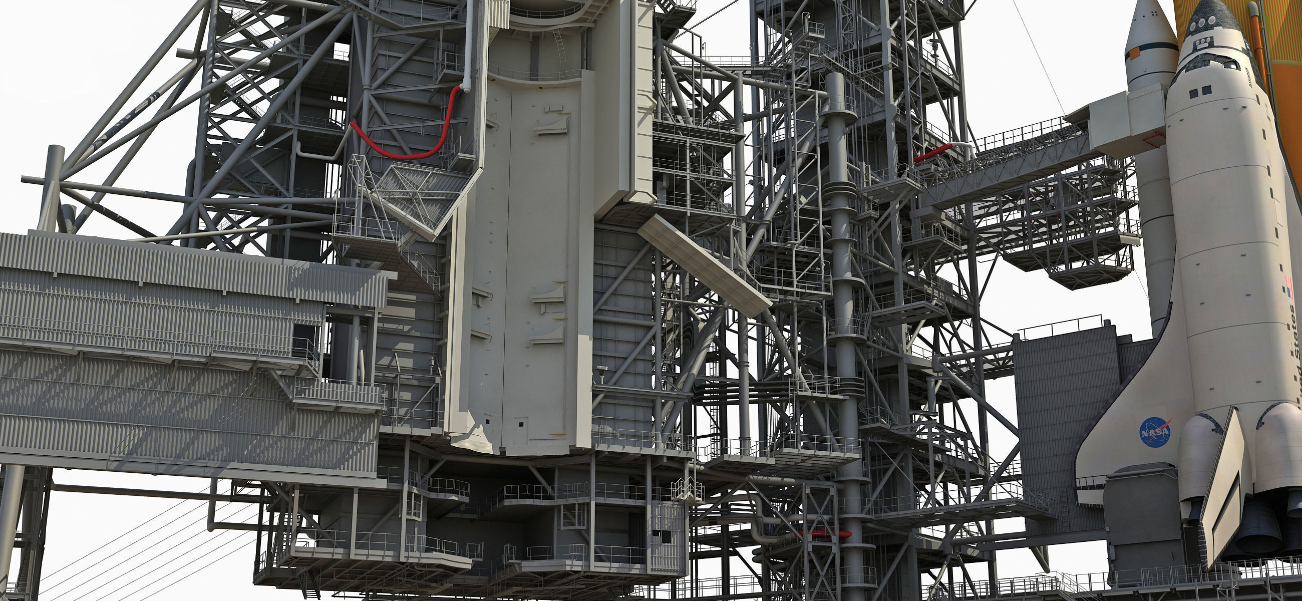 Animated KSC Launch Complex 39-A 3D model_26