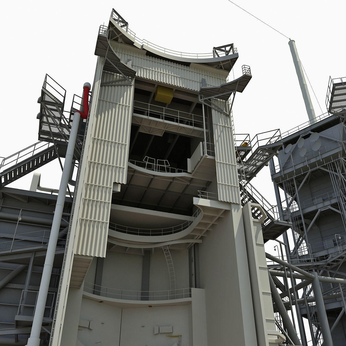 Animated KSC Launch Complex 39-A 3D model_27