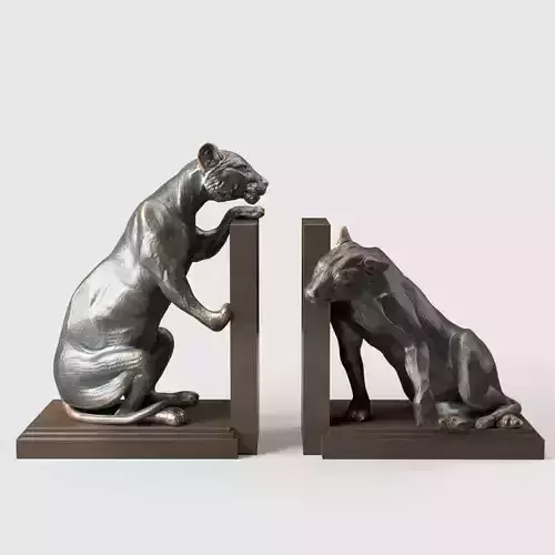 Bookend Lioness set of 2