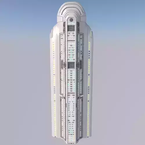 futuristic skyscraper