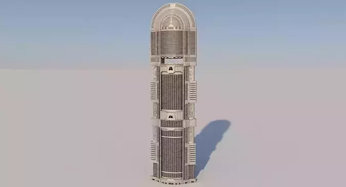 futuristic skyscraper