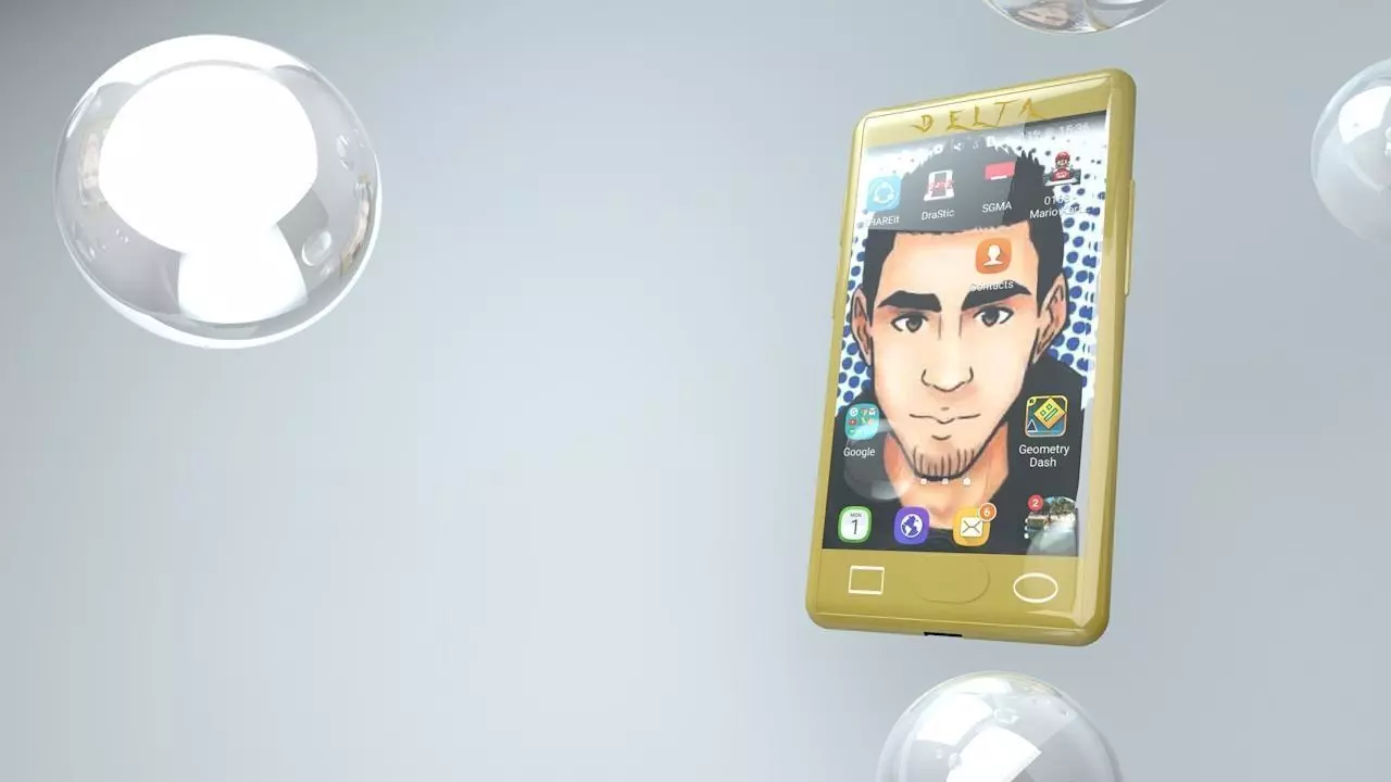 Samsung phone Free low-poly 3D model