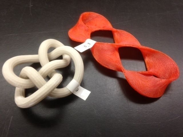 3D-printed Conformations of Knots through 7 Crossings Free 3D print model_8