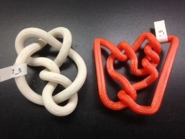 3D-printed Conformations of Knots through 7 Crossings Free 3D print model_13