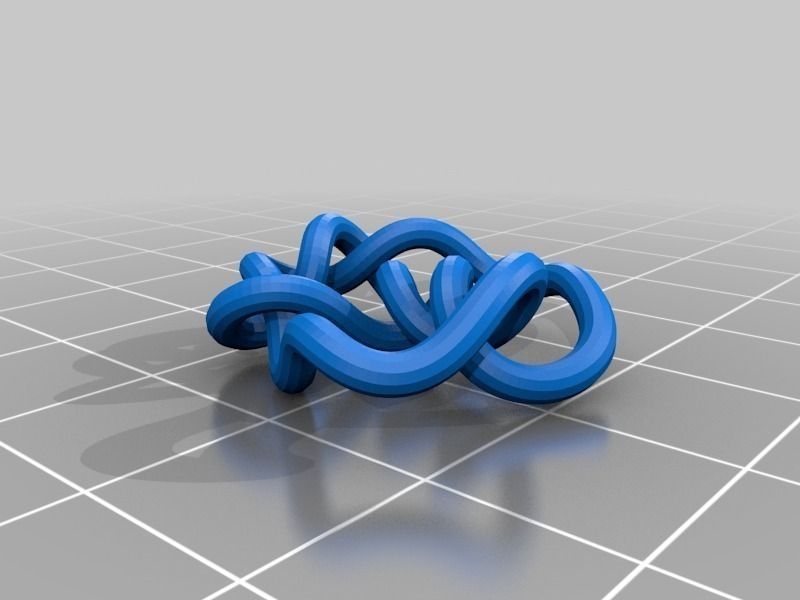 3D-printed Conformations of Knots through 7 Crossings Free 3D print model_36