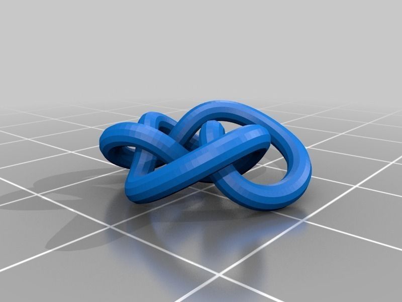 3D-printed Conformations of Knots through 7 Crossings Free 3D print model_35