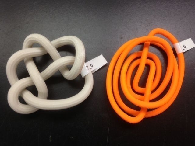 3D-printed Conformations of Knots through 7 Crossings Free 3D print model_14