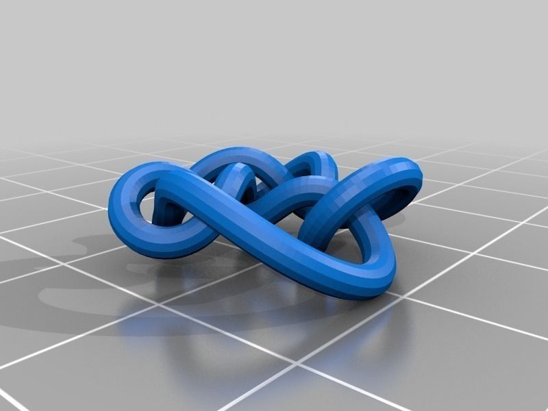 3D-printed Conformations of Knots through 7 Crossings Free 3D print model_39