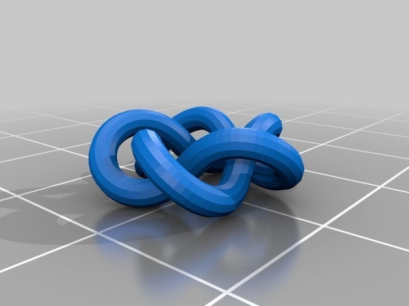3D-printed Conformations of Knots through 7 Crossings Free 3D print model_18