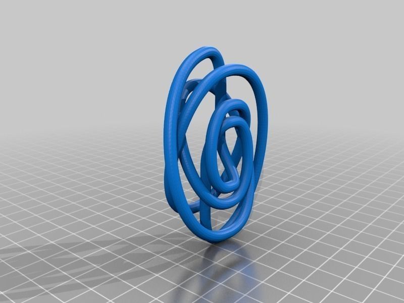 3D-printed Conformations of Knots through 7 Crossings Free 3D print model_29