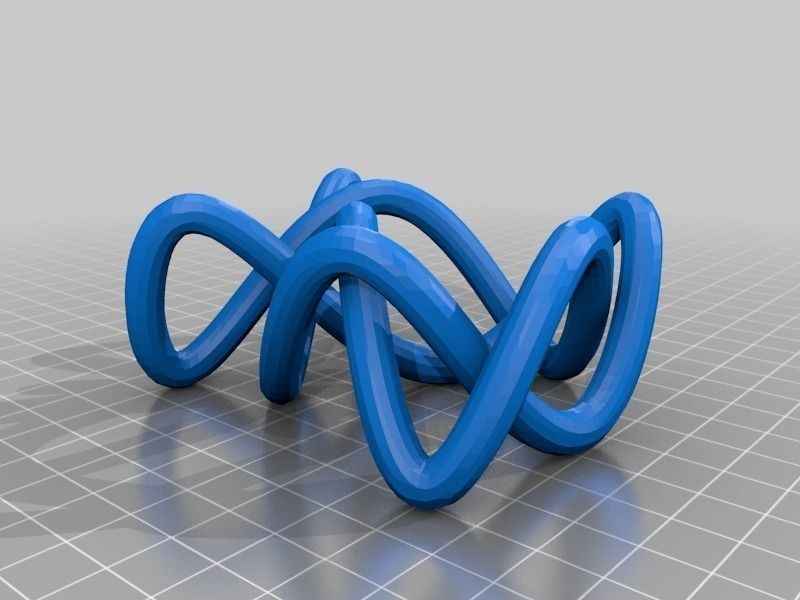 3D-printed Conformations of Knots through 7 Crossings Free 3D print model_16