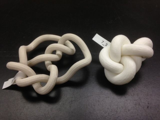 3D-printed Conformations of Knots through 7 Crossings Free 3D print model_11
