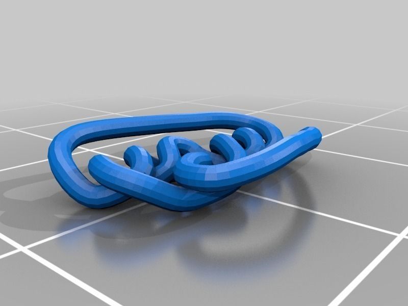 3D-printed Conformations of Knots through 7 Crossings Free 3D print model_26