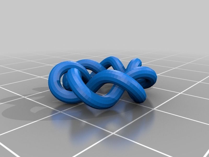 3D-printed Conformations of Knots through 7 Crossings Free 3D print model_23