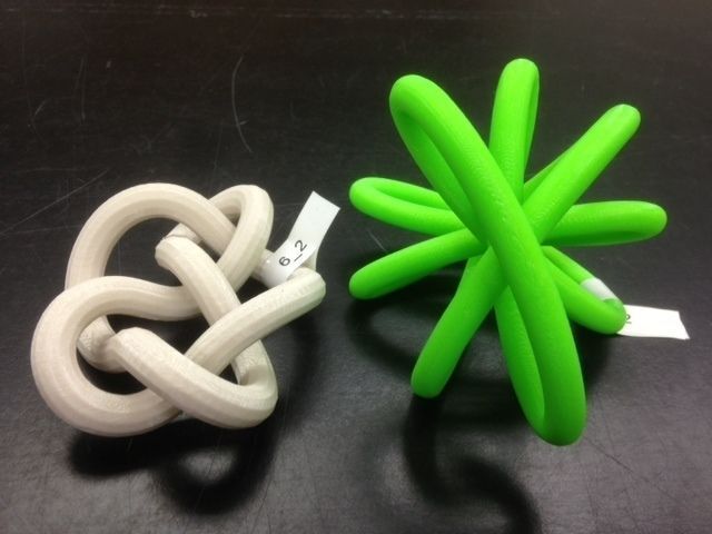 3D-printed Conformations of Knots through 7 Crossings Free 3D print model_7