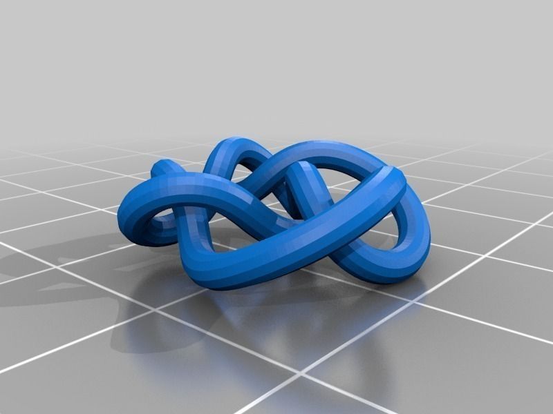 3D-printed Conformations of Knots through 7 Crossings Free 3D print model_27