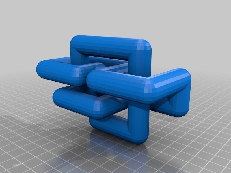 3D-printed Conformations of Knots through 7 Crossings Free 3D print model_33