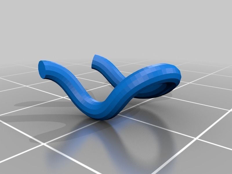 3D-printed Conformations of Knots through 7 Crossings Free 3D print model_43