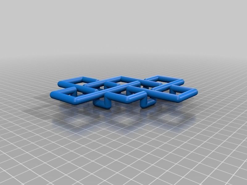 3D-printed Conformations of Knots through 7 Crossings Free 3D print model_32