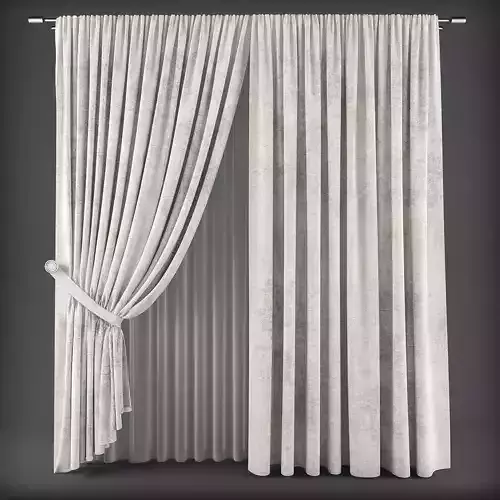 Curtain 3D model 334