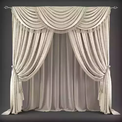 Curtain 3D model 335