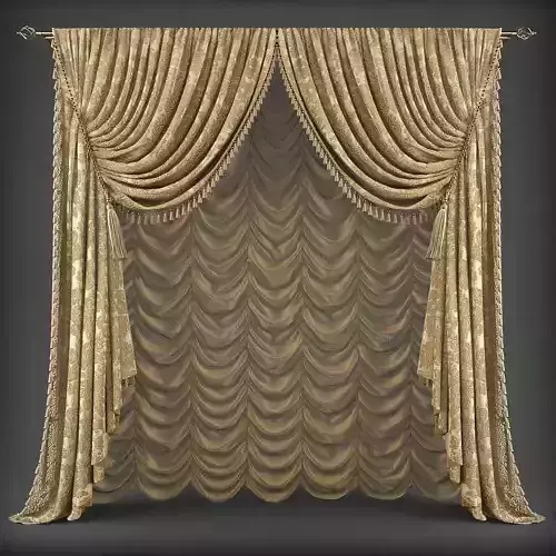 Curtain 3D model 337