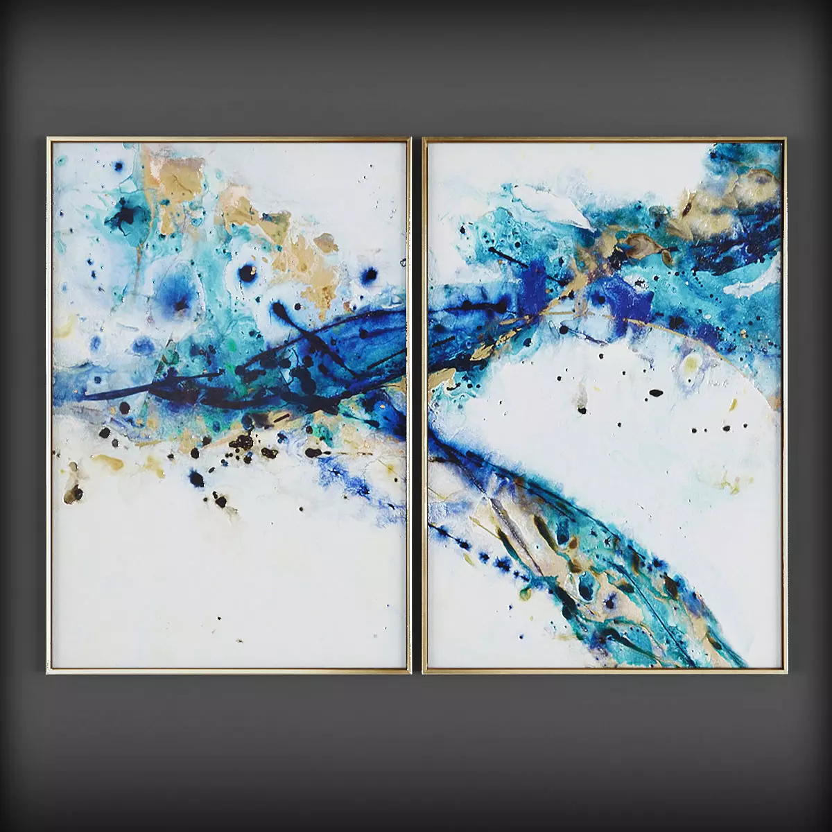 Picture Frames Low-poly 3D model_0