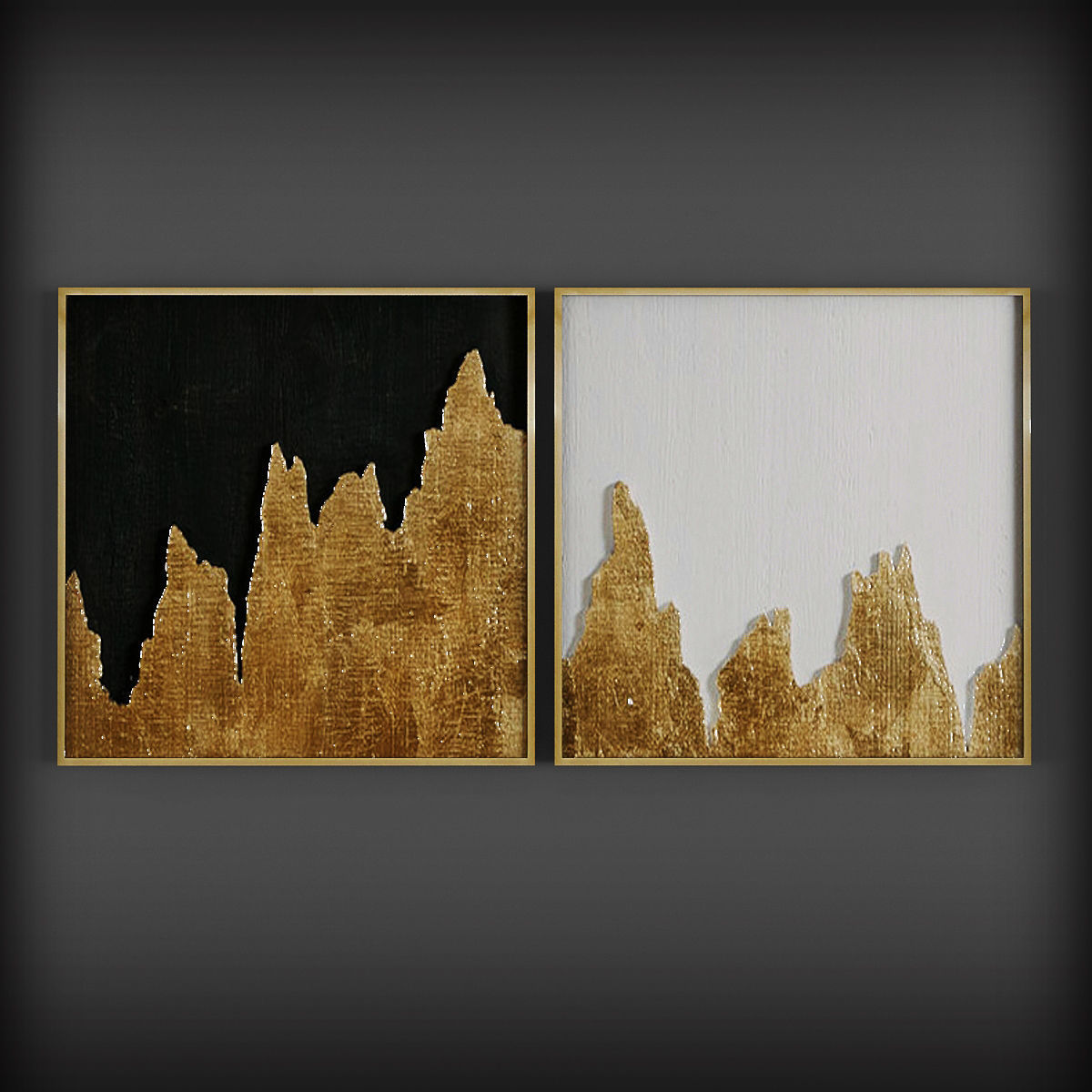 Picture Frames Low-poly 3D model_1