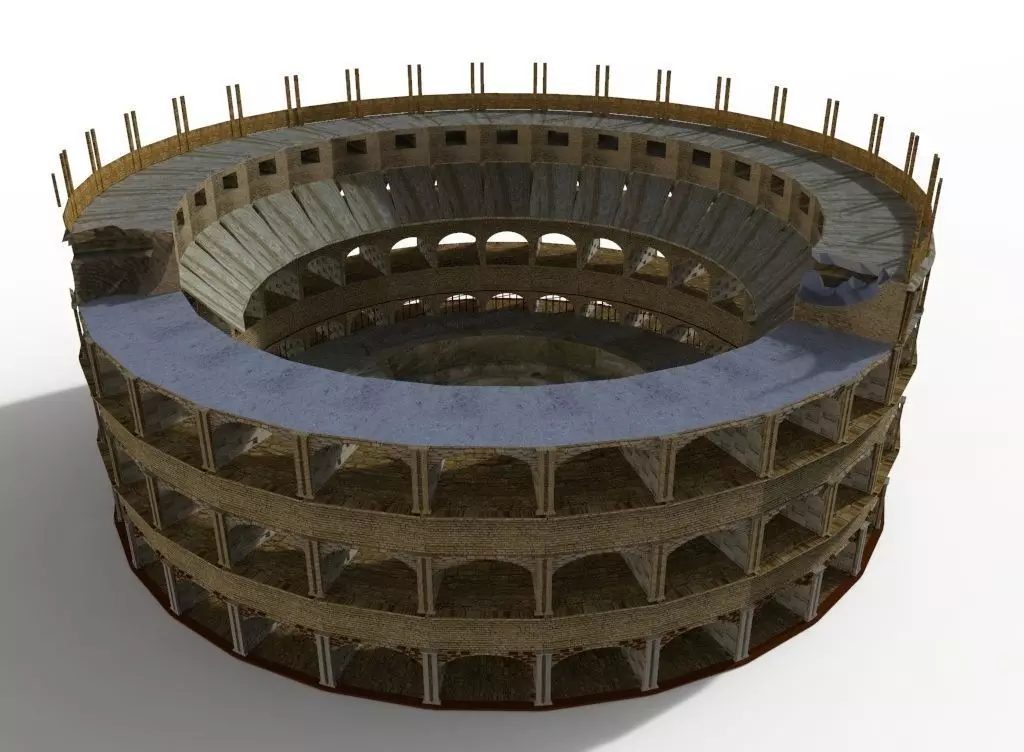 Coliseum Model 3D model colosseum coliseum - coliseum VR / AR / low-poly | CGTrader