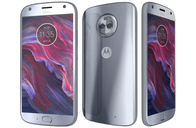 Motorola Moto X4 Sterling Blue And Super Black 3D model