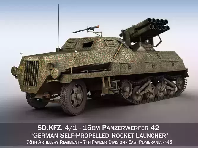 SDKFZ 4 - Panzerwerfer 42 - 7PD