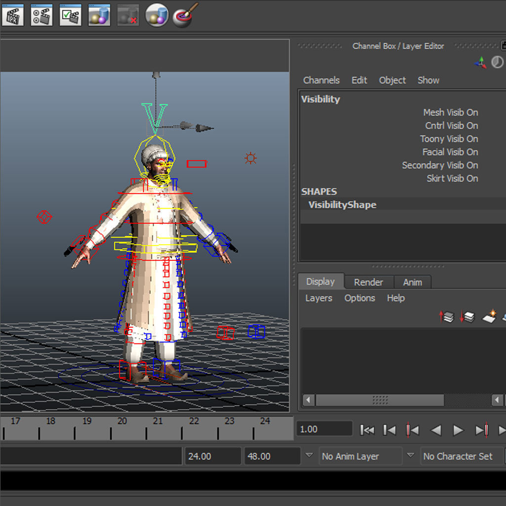 Nawab islamic man - islamic man 3D model_11