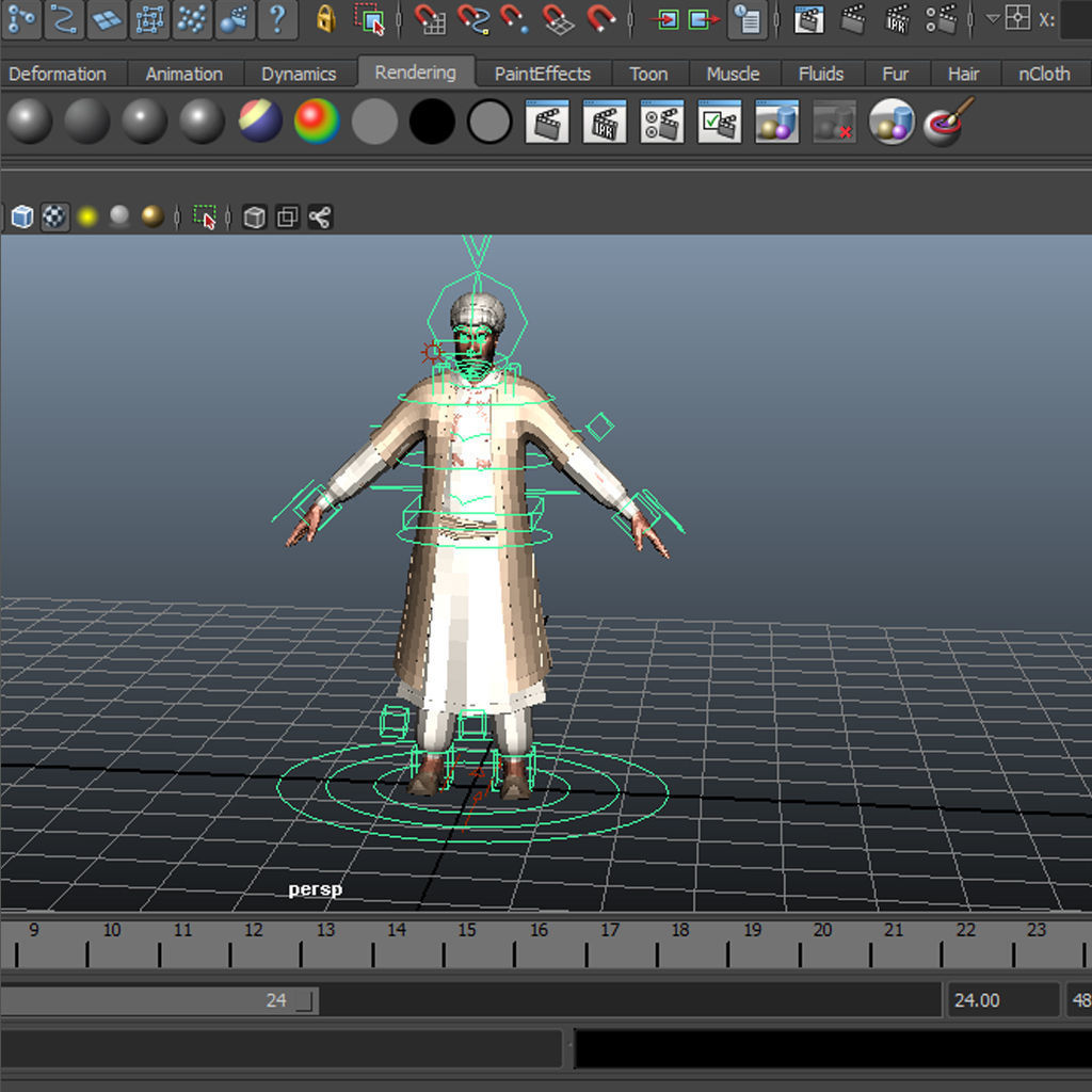 Nawab islamic man - islamic man 3D model_10