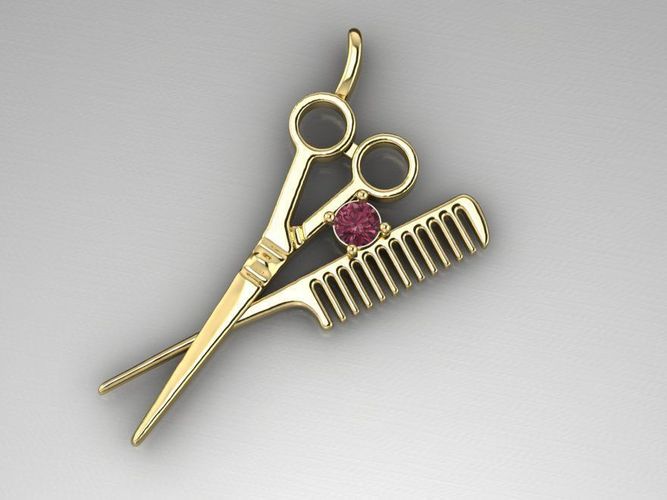  Pendant hairdresser 3D print model