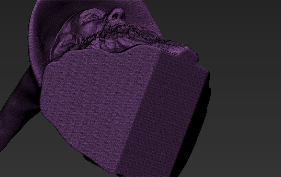 Gandalf Lord of the Rings bust ready for full color 3D printing 3D print model_40