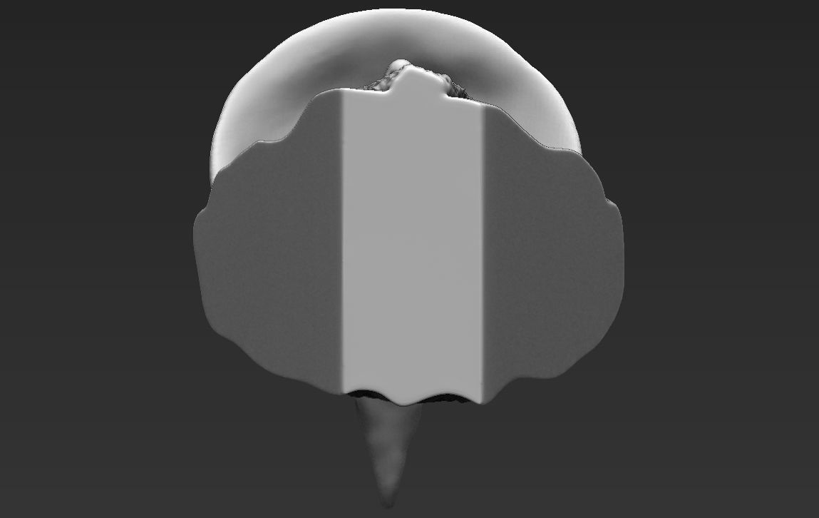 Gandalf Lord of the Rings bust ready for full color 3D printing 3D print model_38