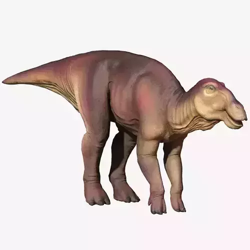 Edmontosaurus dinosaur Low-poly 3D model