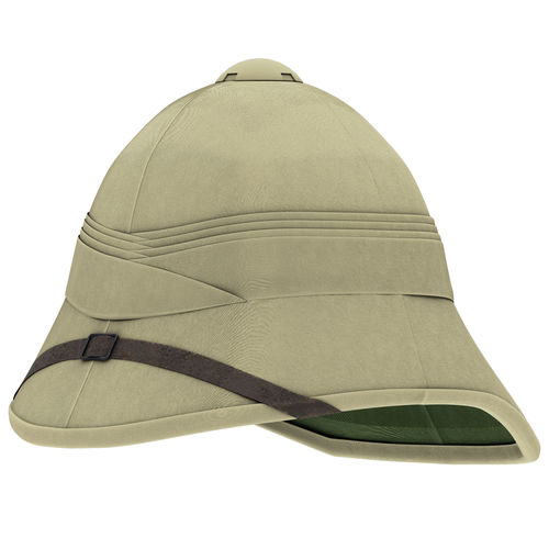 Cork Pith Helmet 3D model