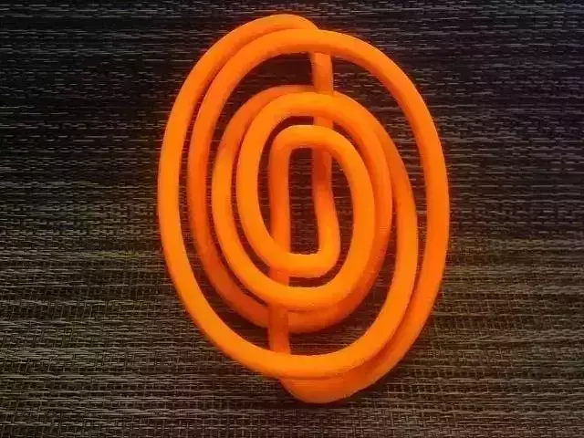 Spiral knot S 5 2 1 1 -1 1 Free 3D print model