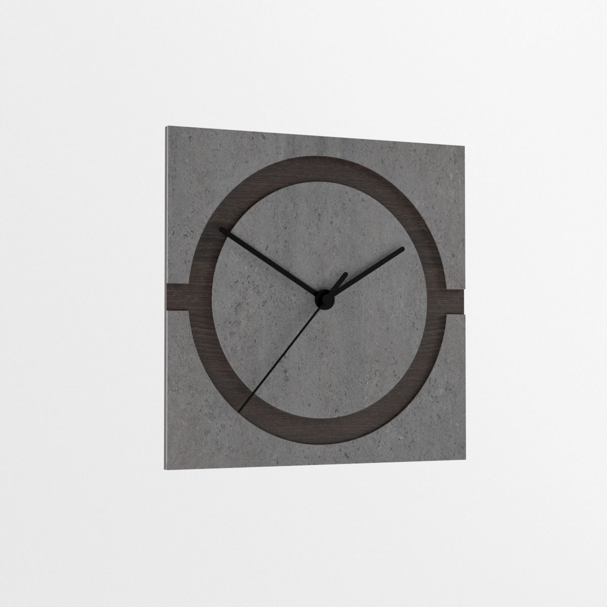 Wall clock set 3D model 3D model_3